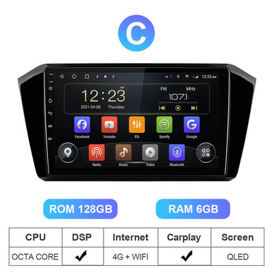 VW Volkswagen Car Dvd Player Navigaion Depan Adas Kamera 1280*720P